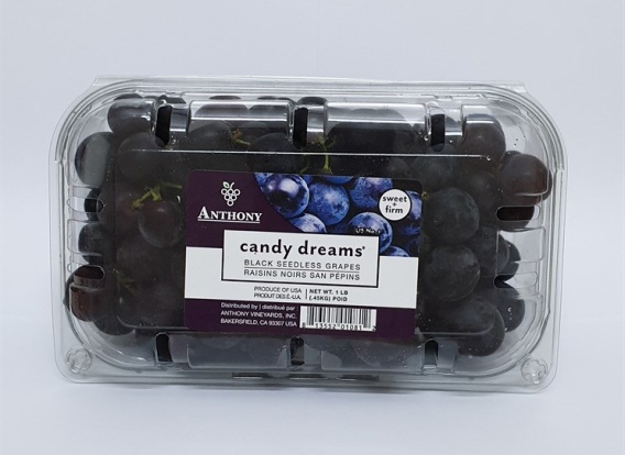 Nho Kẹo Đen Candy Dreams Mỹ (650g)